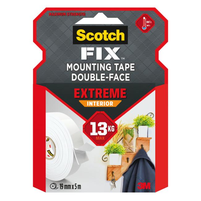 Montážní páska Scotch do interiéru supersilná, 19 mm x 5 m