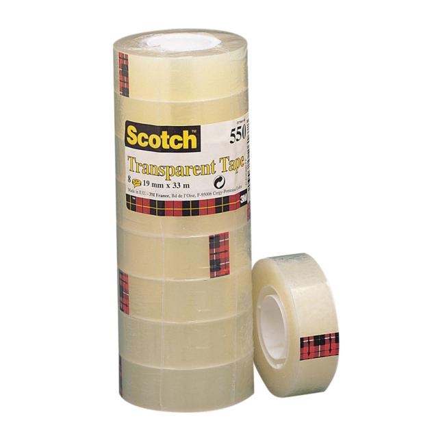 [MM550008] Lepicí páska Scotch 550 19 mm x 33 m 8ks