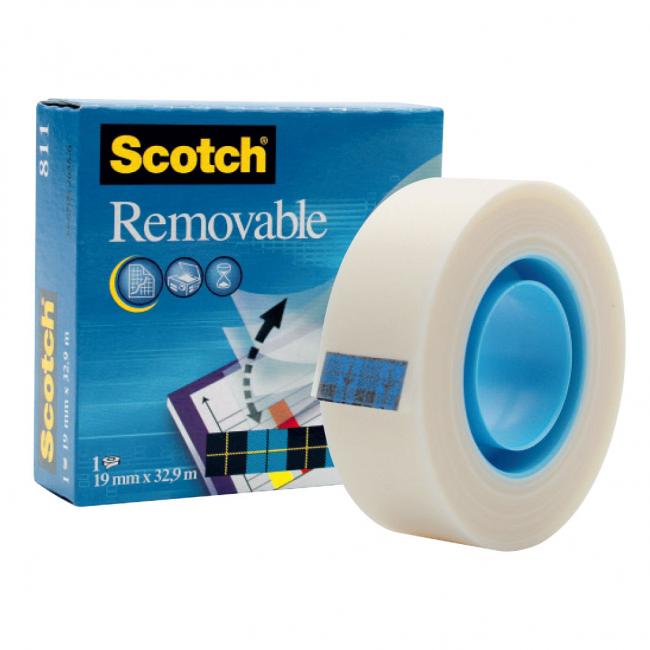 [MM811193] Lepicí páska Scotch Removable odnímatelná 19 mm x 33 m