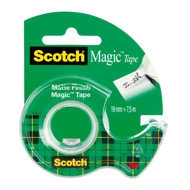 [MM819750] Lepicí páska Scotch Magic neviditelná popisovatelná 19 mm x 7,5 ms dispenzorem
