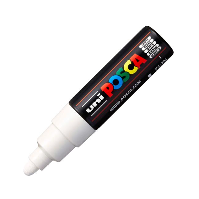 [MP079000] Popisovač uni POSCA PC-7M bílý