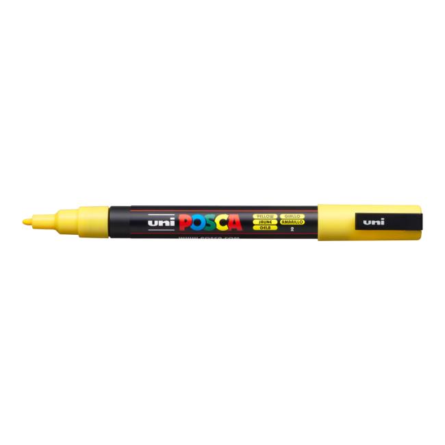 Popisovač uni POSCA PC-3M žlutý