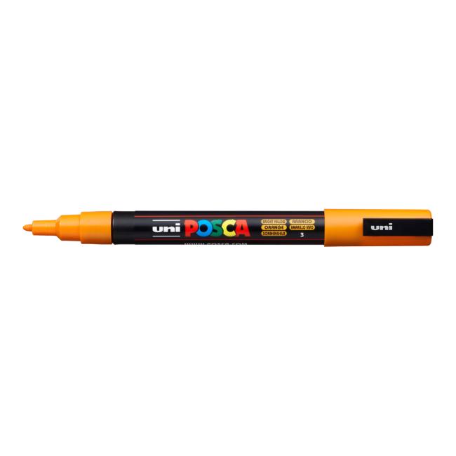 Popisovač uni POSCA PC-3M jasně žlutý