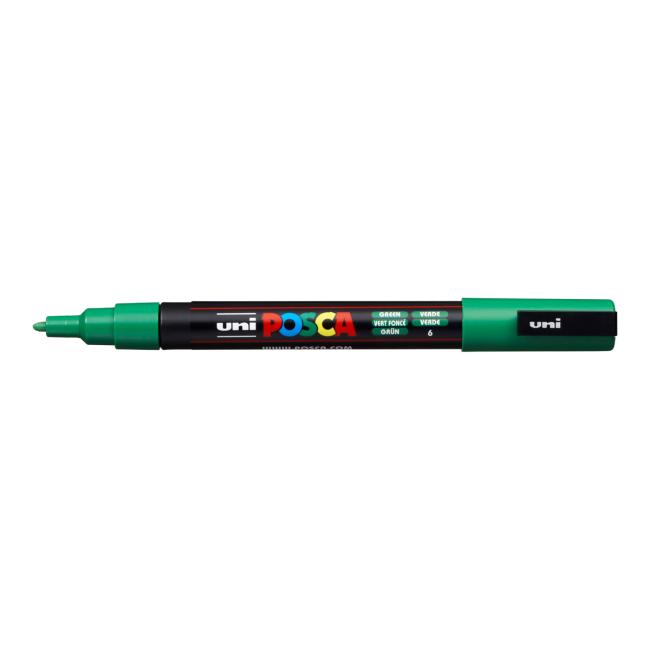 Popisovač uni POSCA PC-3M zelený