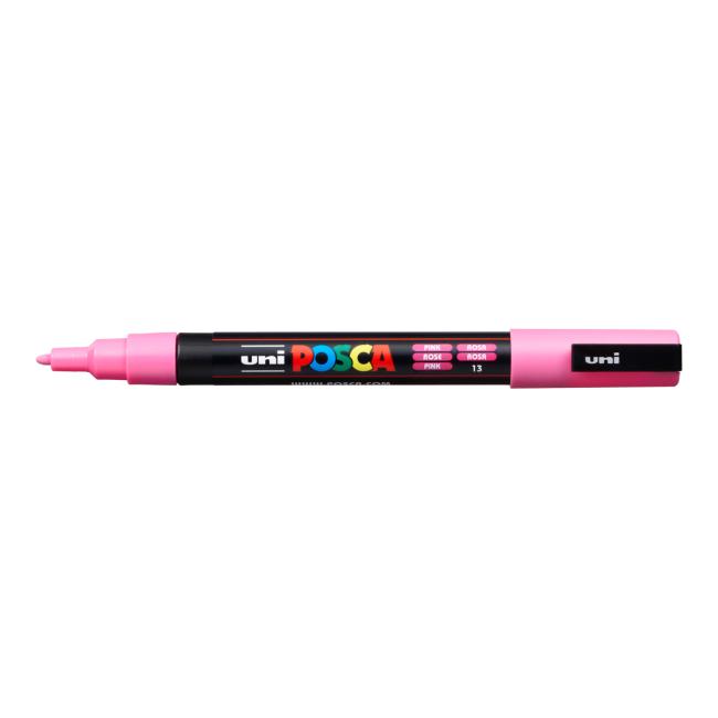Popisovač uni POSCA PC-3M růžový