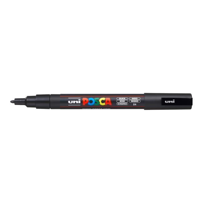 Popisovač uni POSCA PC-3M černý