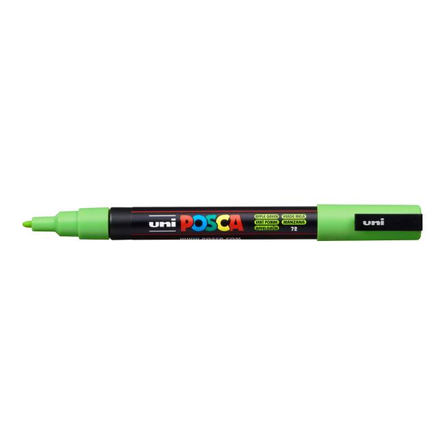 Popisovač uni POSCA PC-3M zelené jablko