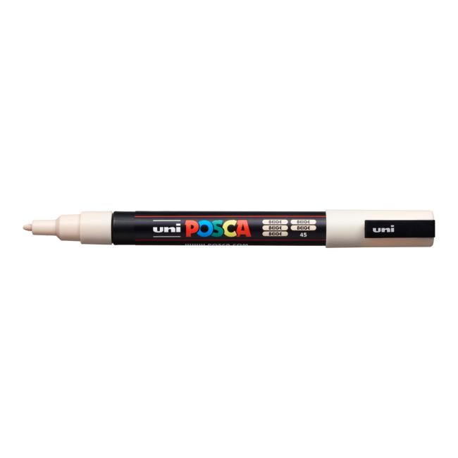 Popisovač uni POSCA PC-3M béžový