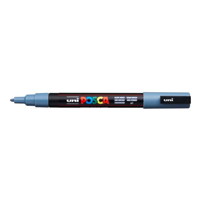 Popisovač uni POSCA PC-3M břidlicový