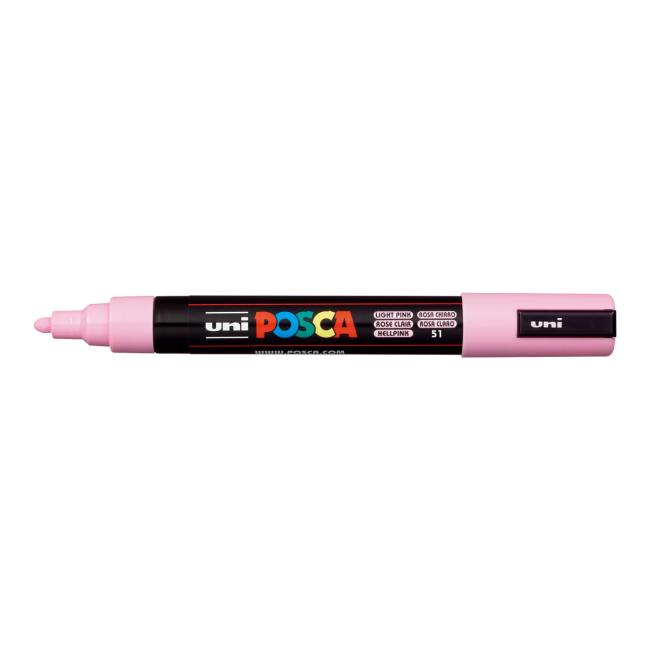 Popisovač uni POSCA PC-5M světle růžový