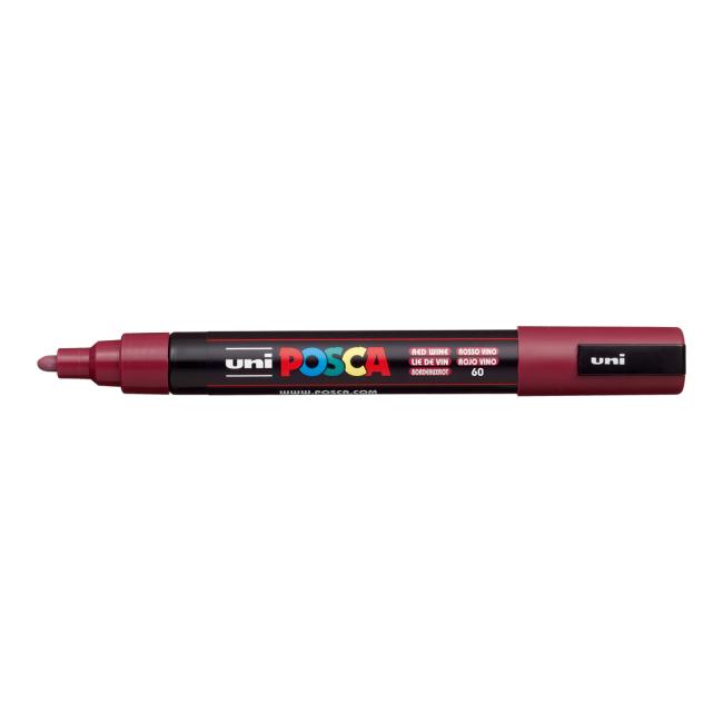 Popisovač uni POSCA PC-5M rubínově červený