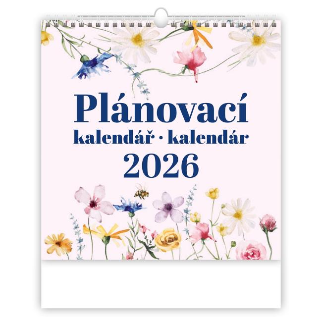 Plánovací nástěnný kalendář 30 x 30 cm 2026