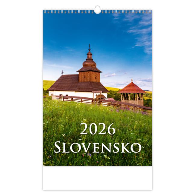 [N301] Wall calendar Czech Republic 31.5 x 45 cm 2026