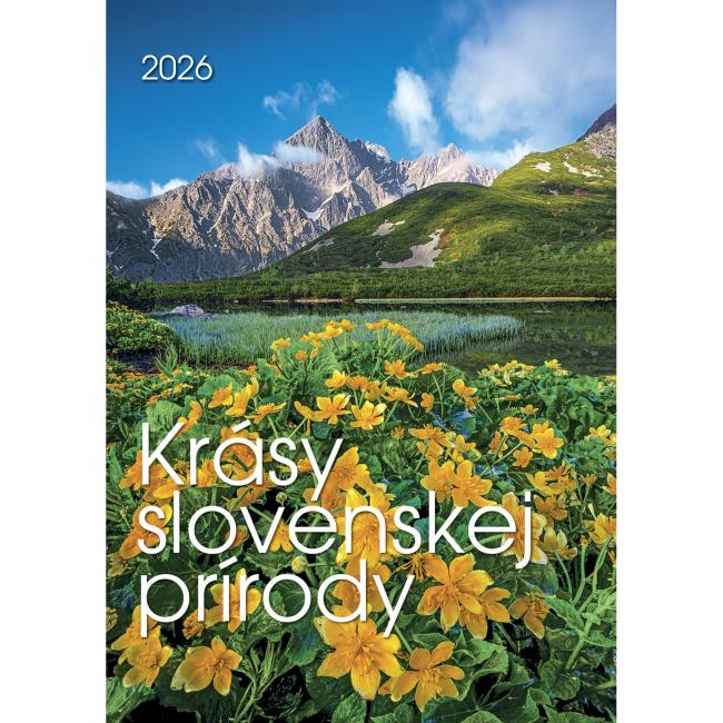 Nástěnný kalendář 24 x 34 cm Krásy české přírody 2026