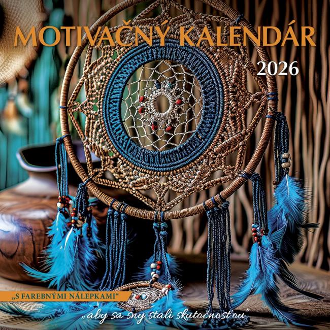 Nástěnný kalendář 30 x 30 cm Motivační 2026