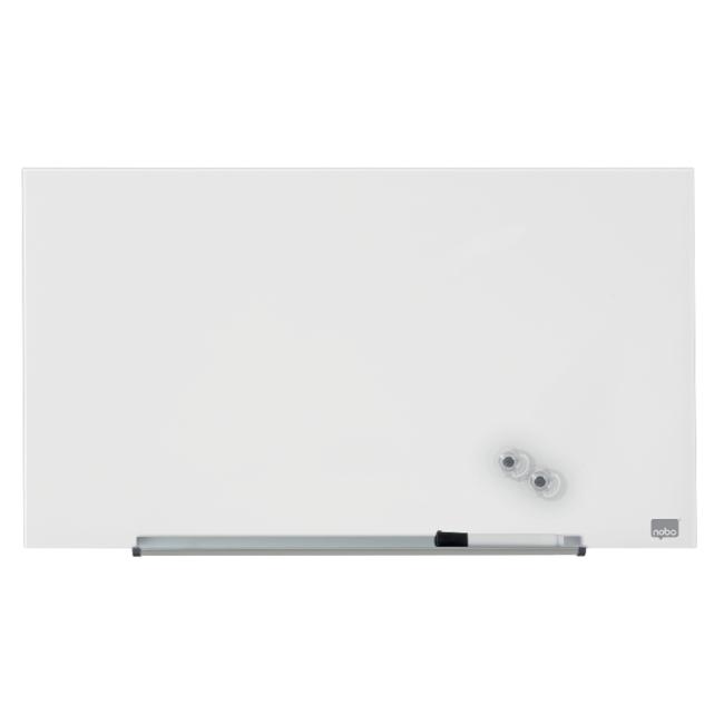 Skleněná tabule Nobo Diamond bílá 680x380 mm