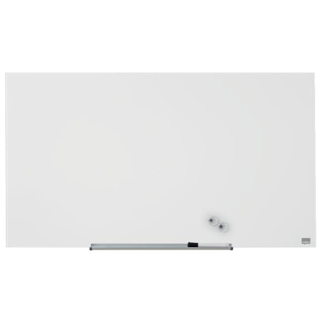 Skleněná tabule Nobo Diamond bílá 993x559 mm