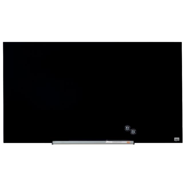 Skleněná tabule Nobo Diamond černá 993x559 mm