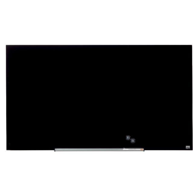 Skleněná tabule Nobo Diamond černá 57”, 1260x710mm