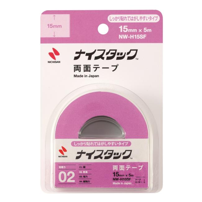 [NI000215] Lepicí páska oboustranná NICHIBAN 15mm x 5m na sklo a kovy přemístitelná