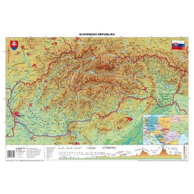 [NM473001] Mapa Česko-geografická B1 formát