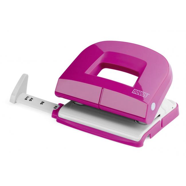 Děrovačka Novus E 216 růžová/šedá