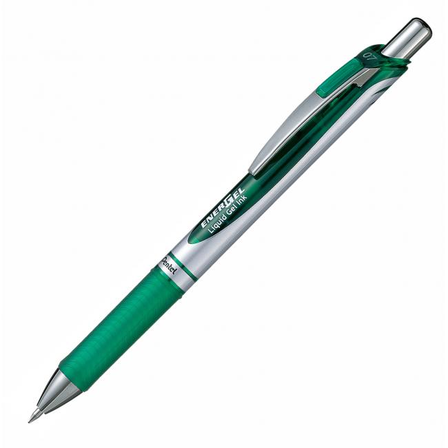 Gelový roller Pentel Energel 07, zelený