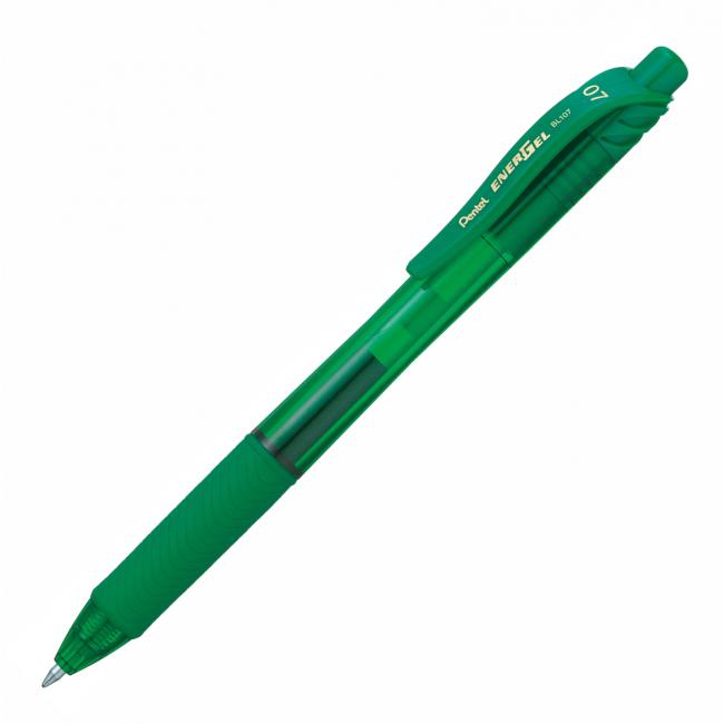 Gelový roller Pentel Energel X 07, zelený