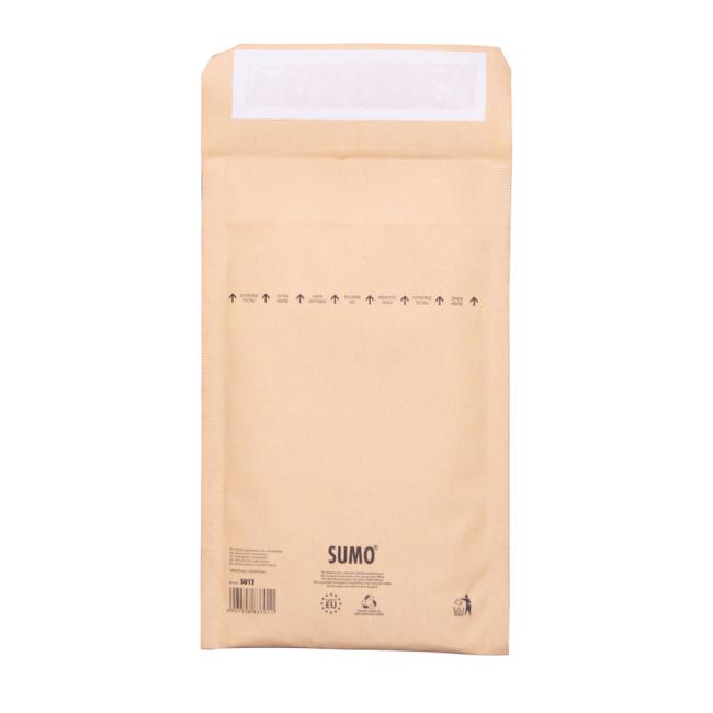 [OB001512] Bublinkové obálky recyklované SUMO 13,5x21,5cm hnědé