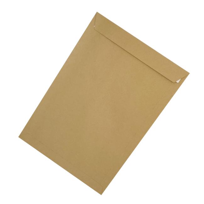 [OB056050] Taška B5 s X dnem a odtrhávací páskou 176x250mm hnědá 110g 50ks