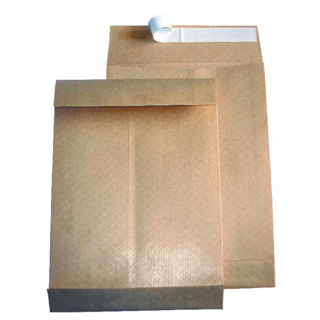 [OB131720] Taška B4 s X dnem a textilní výztuží 100g, 250 x 353 mm hnědá