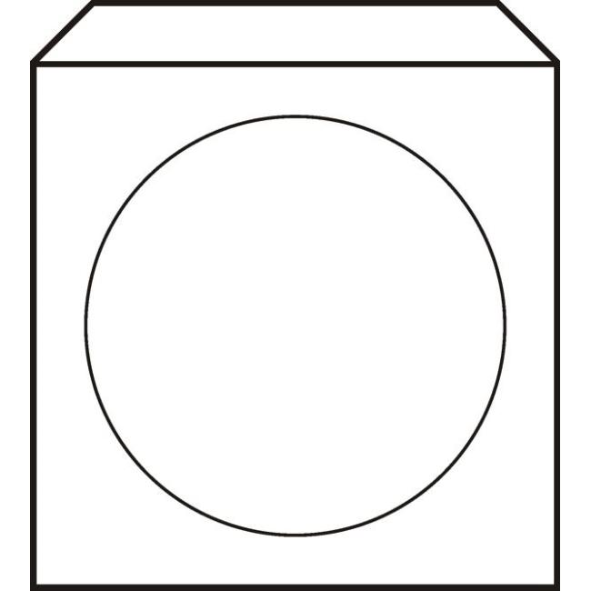 [OB201070] Obálky na CD 125x125 s okénkem 100 ks