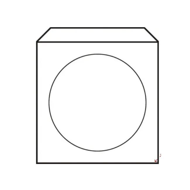 [OB201071] Obálky na CD 125x125 s okénkem 50 ks