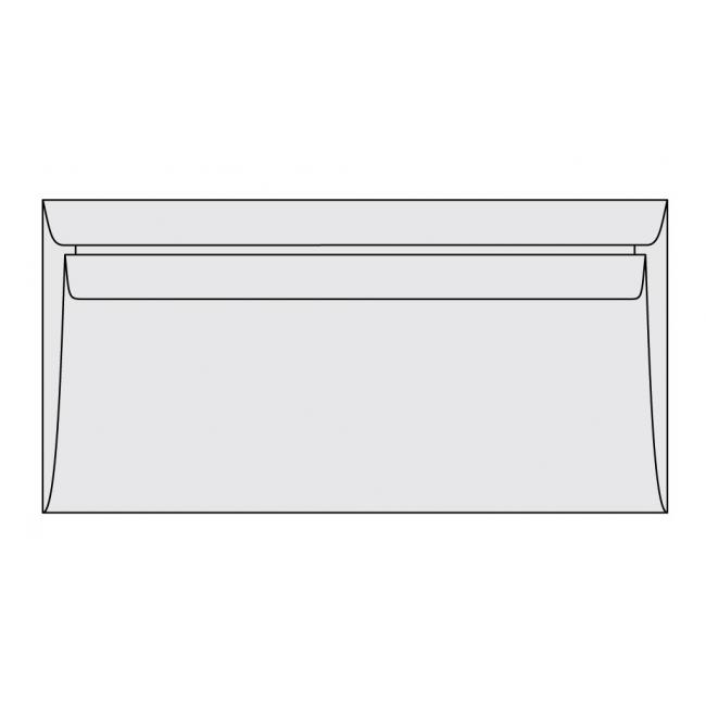 [OB412210] Poštovní obálky DL samolepící, 1000 ks 80g