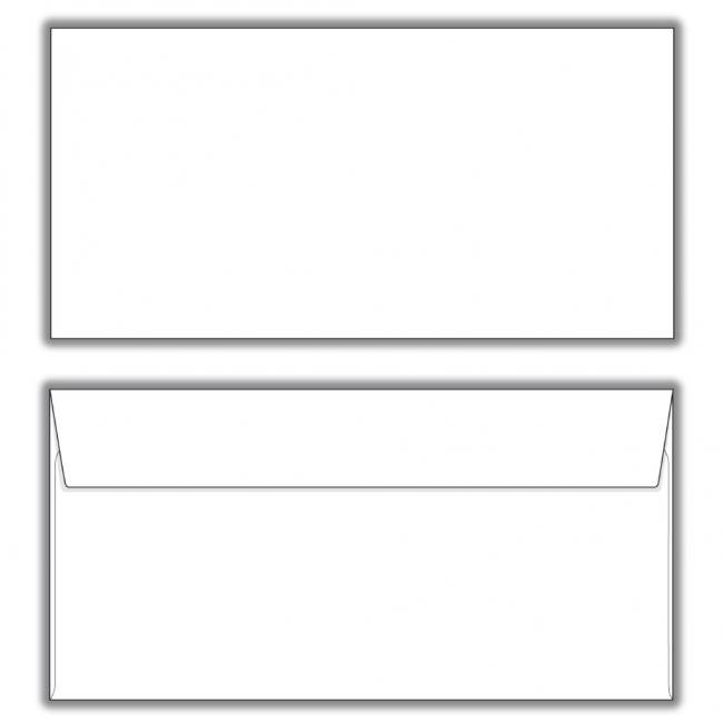 Poštovní obálky DL s páskou, 1000 ks