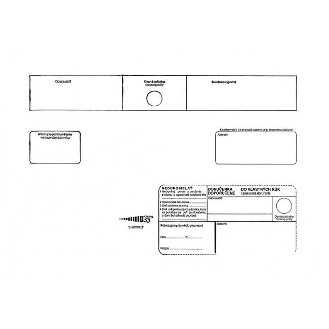 [OB473090] Poštovní obálky C4 s páskou, do VR OD bílé, 250 ks Nedosílat
