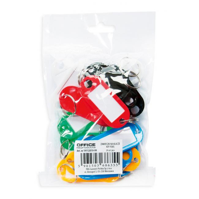 [OC201999] Jmenovky na klíče Office Products mix barev 20ks
