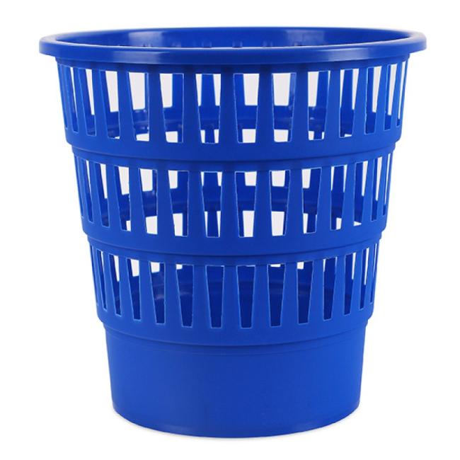 Koš Office Products plastový žebrovaný 16 ℓ modrý