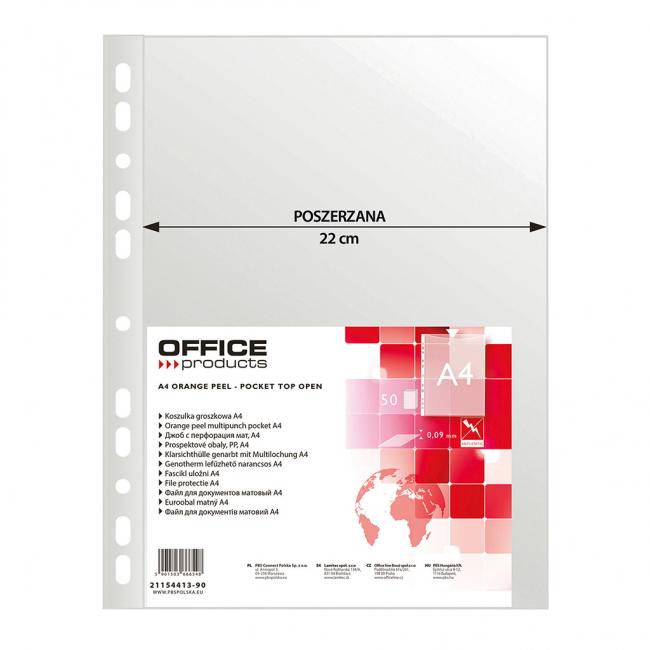 [OC441390] Euroobal Office Products A4 maxi extra široký matný 90mic 50ks v sáčku