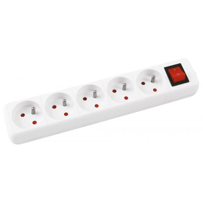 Prodlužovací kabel Office Products s 5 zásuvkám s vypínačem 5m