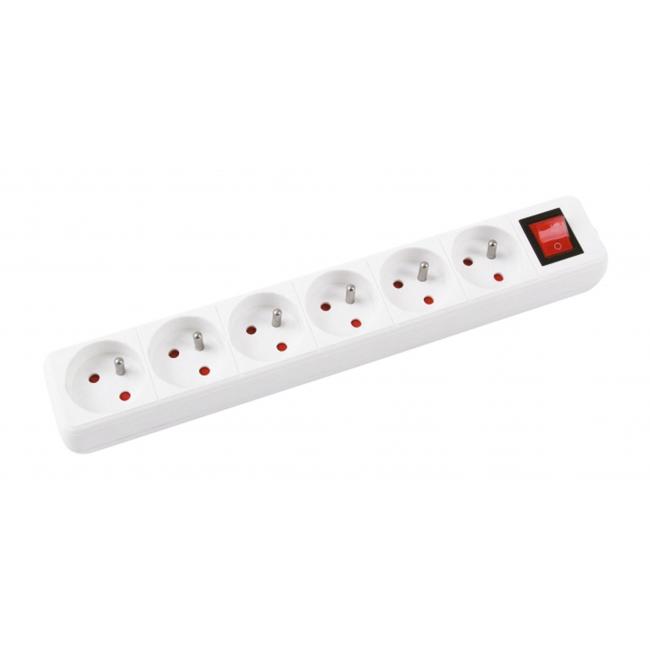Prodlužovací kabel Office Products se 6 zásuvkami s vypínačem 3m