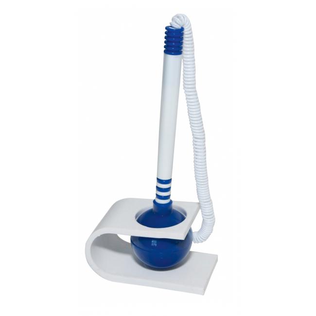 Pero se stojanem Office Products plastové modro-bílé vertikální