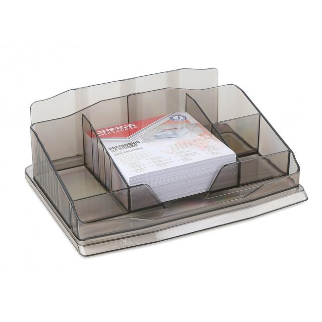 [OC641191] Stolní organizér Office Products kouřový