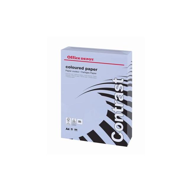 Barevný papír Office Depot Contrast šeříková, A4, 80 g