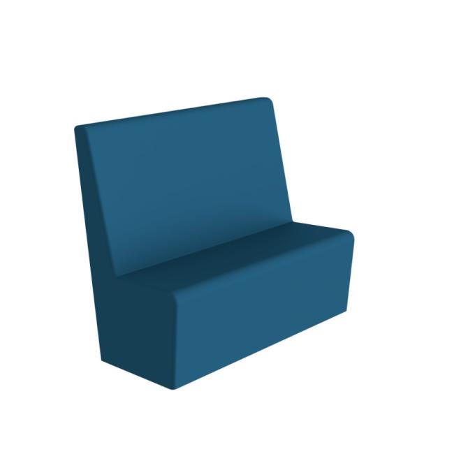 [OF500108] Čalouněná sedačka CUBE MEET SOFA velká, 130x68x120 cm, plus