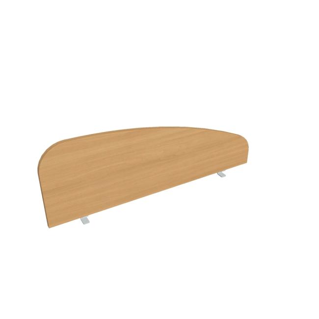 Paraván Hobis na hranu stolu, oblý, 120 cm, buk