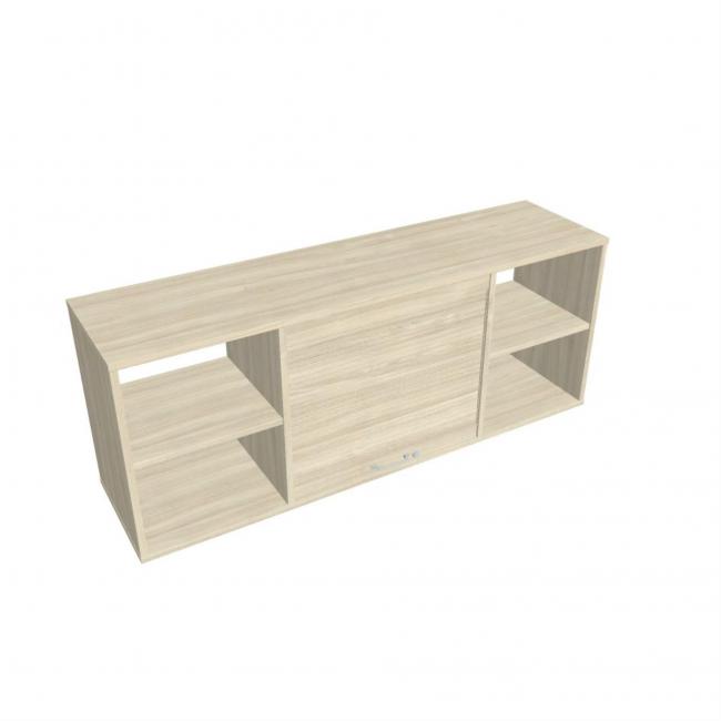 Závěsná skříň Strong, akát, zámek