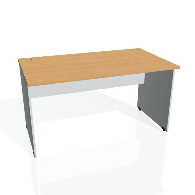 [ON014028] Pracovní stůl Gate, 140x75,5x80 cm, buk/šedý