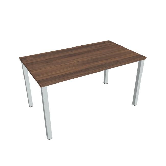 Pracovní stůl Uni, 140x75,5x80 cm, ořech/šedá