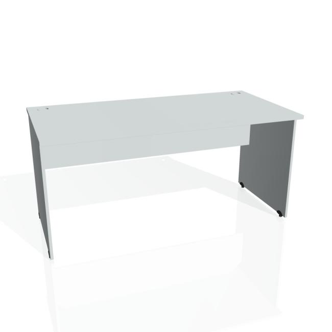 [ON016088] Pracovní stůl Gate, 160x75,5x80 cm, šedý/šedý